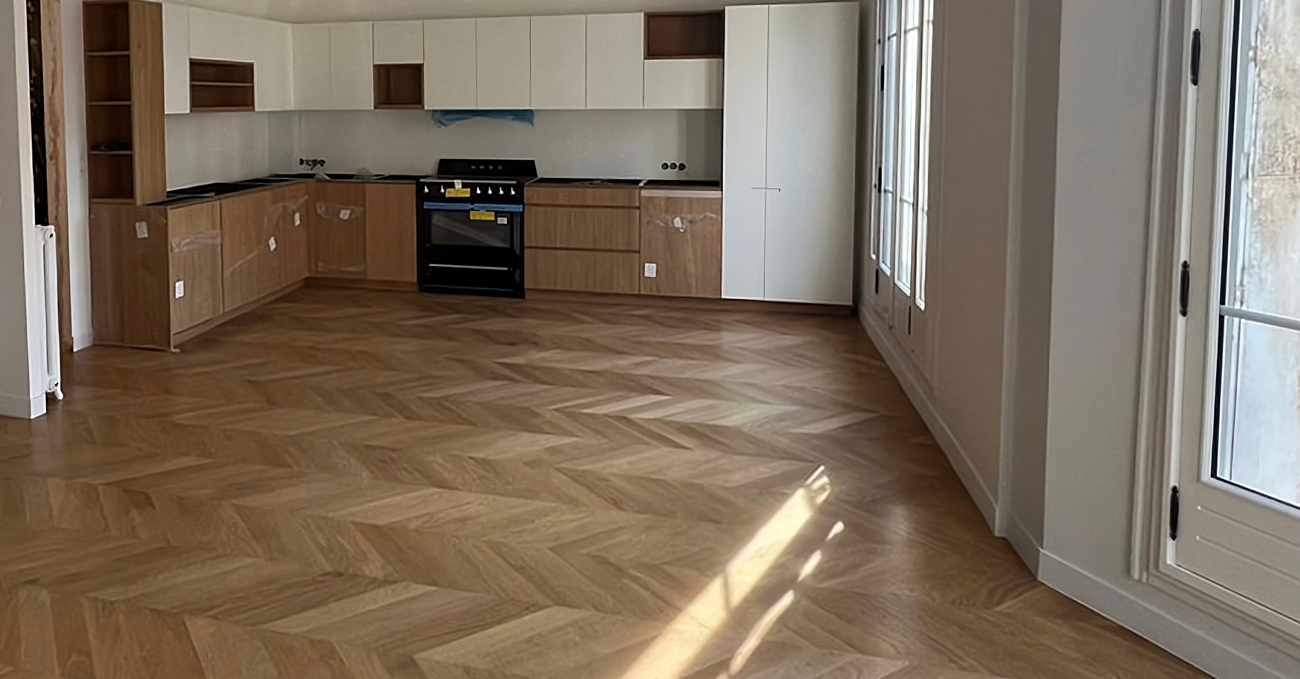 Pose de parquet